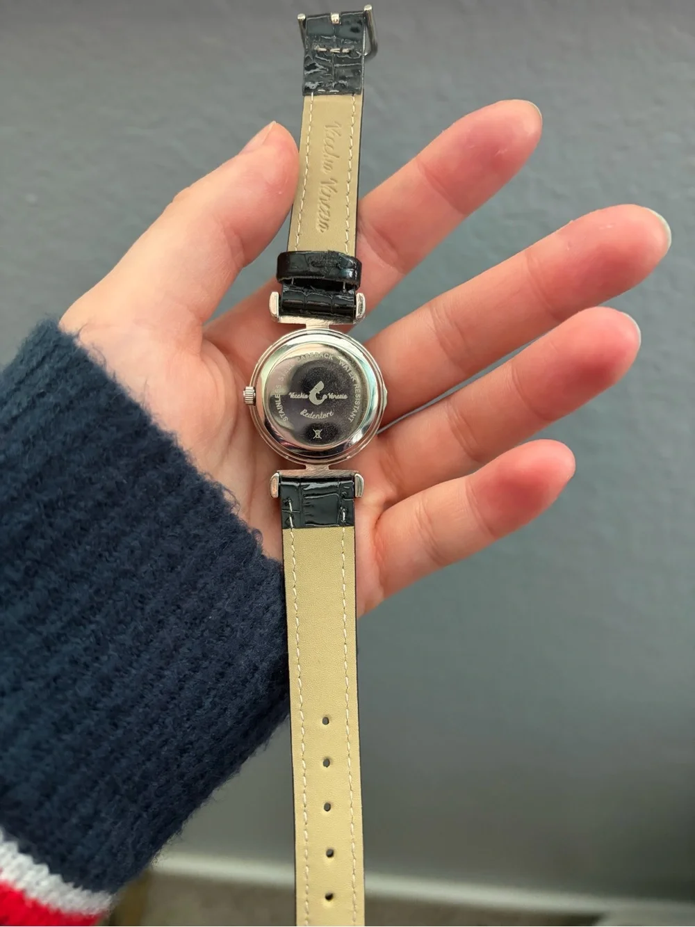 Murano Millefiori Watch With Leather Band